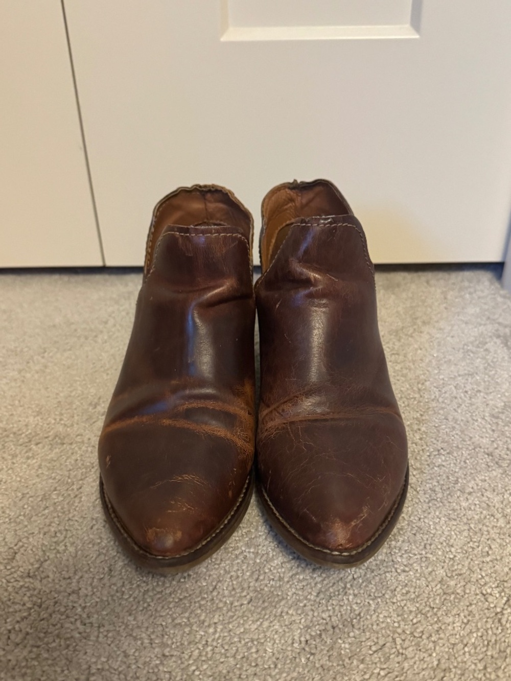Steve Madden Leather Womens shoe booties
